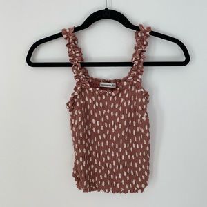A&F | smocked wide strap cami
